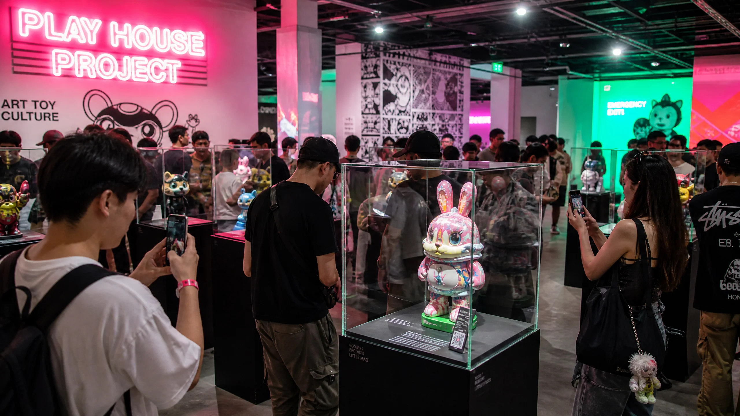 潮玩展会现场